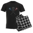 thumbnail image 6 of CafePress - Skull And Lacrosse Sticks Men's Dark Pajamas - Men's Dark Loose Fit Cotton Pajama Set, 6 of 7