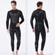 thumbnail image 4 of Traje de buceo Secado rápido Pantalones de manga larga de una sola pieza Sunprotection Manténgase al calentamiento para bucear Snorkeling Surfing Natación Negro Negro 【L】 Inevent OD003281-03, 4 of 7