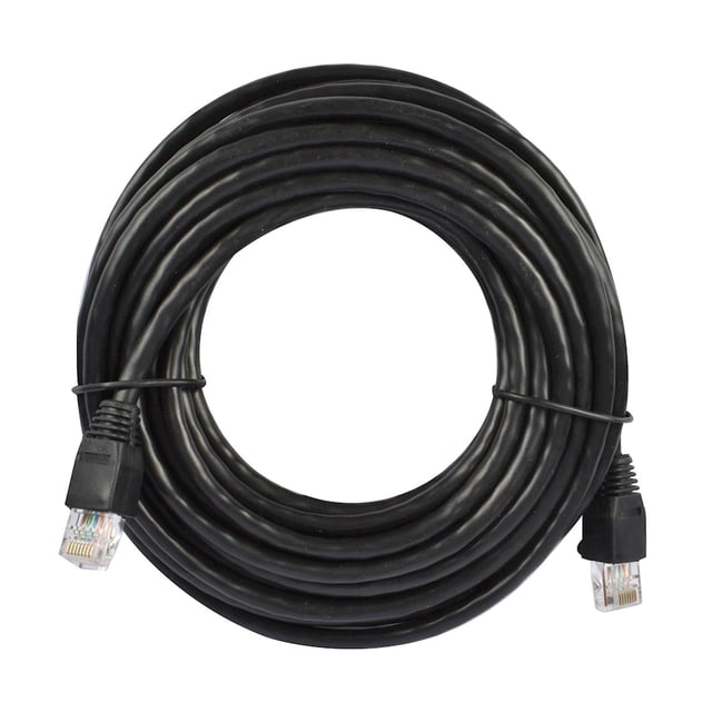 Cable Para Red Steren Negro 760 Cm Rj45 24 Awg