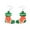 Green, Red, variant on Qocolhg Christmas Decorations Indoor Outdoor, New Christmas Earrings Santa Claus Sparkling Pendant Earrings Funny Silvered Plated Earrings Christmas Gift, on Sale Clearance!
