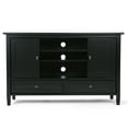 thumbnail image 5 of Warm Shaker 47 inch Wide Solid Wood TV Stand in Black For TVs up to 50 inches, 5 of 11