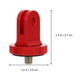 thumbnail image 2 of Miangastore 3pcs Tripod Mount Adapter 1/4 Inch Screw Universal Adapter for Selfie Stick, 2 of 8