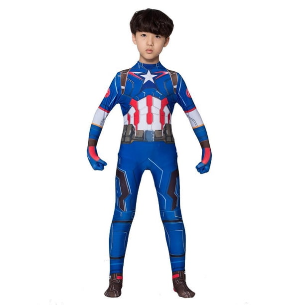 Disfraz de Spiderman para niños, traje de superhéroes Con máscara, para Halloween, Carnaval Fivean unisex