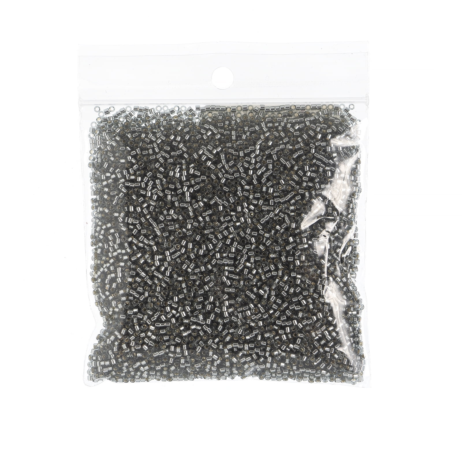 Miyuki Delica 11/0 - Grey Silver Lined DB0048 - 50gms Bag of Japanese Glass Beads