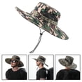 thumbnail image 1 of Sombrero Yinane Camuflaje Estrella Gris Pesca Senderismo, 1 of 5