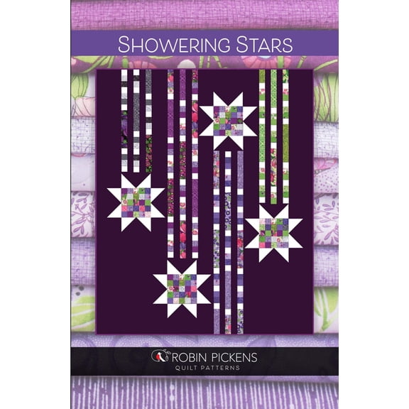 Showering Stars Twin Quilt Pattern, Robin Pickens