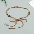 thumbnail image 3 of Boho Braided Waist Chain Belt Shell Flower Woven Belts with Tassels Bohemian Waist Rope Belt for Dress Jeans for Women, 3 of 10