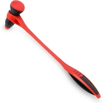 Body Massage Hammer, Multifunctional Silicone Elastically Bendable Massager Massor Handheld Plastic Massor for Relieve Body Stress(Red   Black)