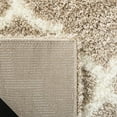 thumbnail image 5 of SAFAVIEH Montreal Lennart Geometric Quatrefoils Shag Area Rug, Beige/Ivory, 10' x 14', 5 of 7