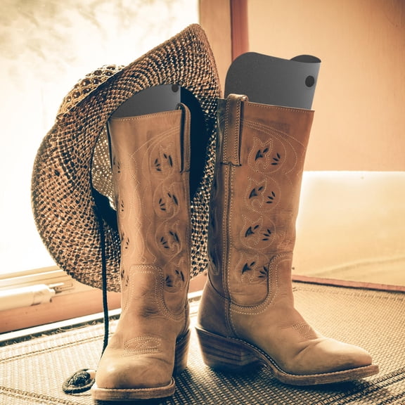 WORGEOUS  10 Pcs Boot Pieces Tall Trees Ankle Shapers Boots Woman Black