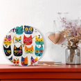 thumbnail image 6 of Heads Cats Black 10 inch Wall Clocks Non Ticking Easy to Read Battery Decorative for Home Bathroom Kitchen Bedroom Living Room, 6 of 8