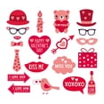 thumbnail image 2 of Accesorios para fotomatón de San Valentín Accesorios divertidos para fotomatón Suministros para disfrazarse de adultos Estilo B, 2 of 8