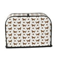 thumbnail image 2 of Honeii Labrador Retriever Dog Print 2 slice Toaster Cover, Two Slice Toaster Dust-proof Cover For Kitchen Small Appliance and Fingerprint Protection, 2 of 7