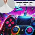 thumbnail image 6 of BlessLiving 3Pcs Game Controller Comforter Set King Size Gaming Bedding Set for Kids Boys Gamer, Multicolor, 6 of 8