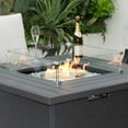 thumbnail image 5 of Kinger Home Fire Pit Tempered Glass Wing Guard, Multiple Sizes Clear/Silver, 5 of 5