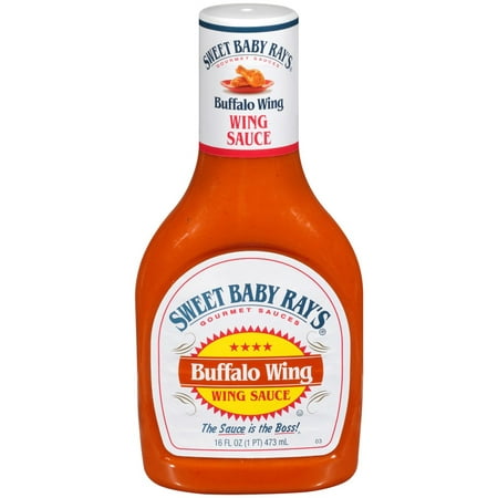 (3 Pack) Sweet Baby Ray's Buffalo Wing Sauce, 16 (Best Frozen Boneless Buffalo Wings)