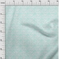 thumbnail image 2 of oneOone Viscose Jersey Aqua Blue Fabric Triangle Shape Geometric Diy Clothing Quilting Fabric Print Fabric By Yard 60 Inch Wide, 2 of 5