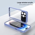 thumbnail image 4 of For iPhone 15 Large Window Acrylic + TPU Phone Case(Wine Red),iPhone 16, 4 of 8