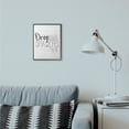 thumbnail image 2 of Stupell Industries Drop Your Drawers Bathroom Laundry Black And White Design Framed Giclee Texturized Art by Kimberly Allen, 2 of 8