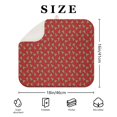 thumbnail image 4 of Red Christmas Tree Pattern Dish Drying Mat for Kitchen 1 Pack, Ultra Absorbent Microfiber Dishes Drainer Mats,16x18in(41x46cm), 4 of 6