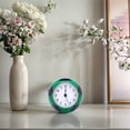 thumbnail image 2 of REGALWOVEN Spherical Mechanical Alarm Clock, Soccer-Shaped Design, Non-Tick Movement, Night Light for Teens Green 4.5"L x 3.9"W x 4.3"H, 2 of 4