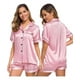 thumbnail image 1 of Pijama De Mujer De Satén De Seda Sintética, 1 of 6