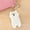 White, variant on Sleep Cap Star Plush Keychain Cute Yellow Star Doll Pendant Soft Fuzzy Bag Charm Backpack Key Ring Hanging Ornament Decorative Accessory Cozy Comfort Style Car Mirror Bag Decoration Gift Pendant