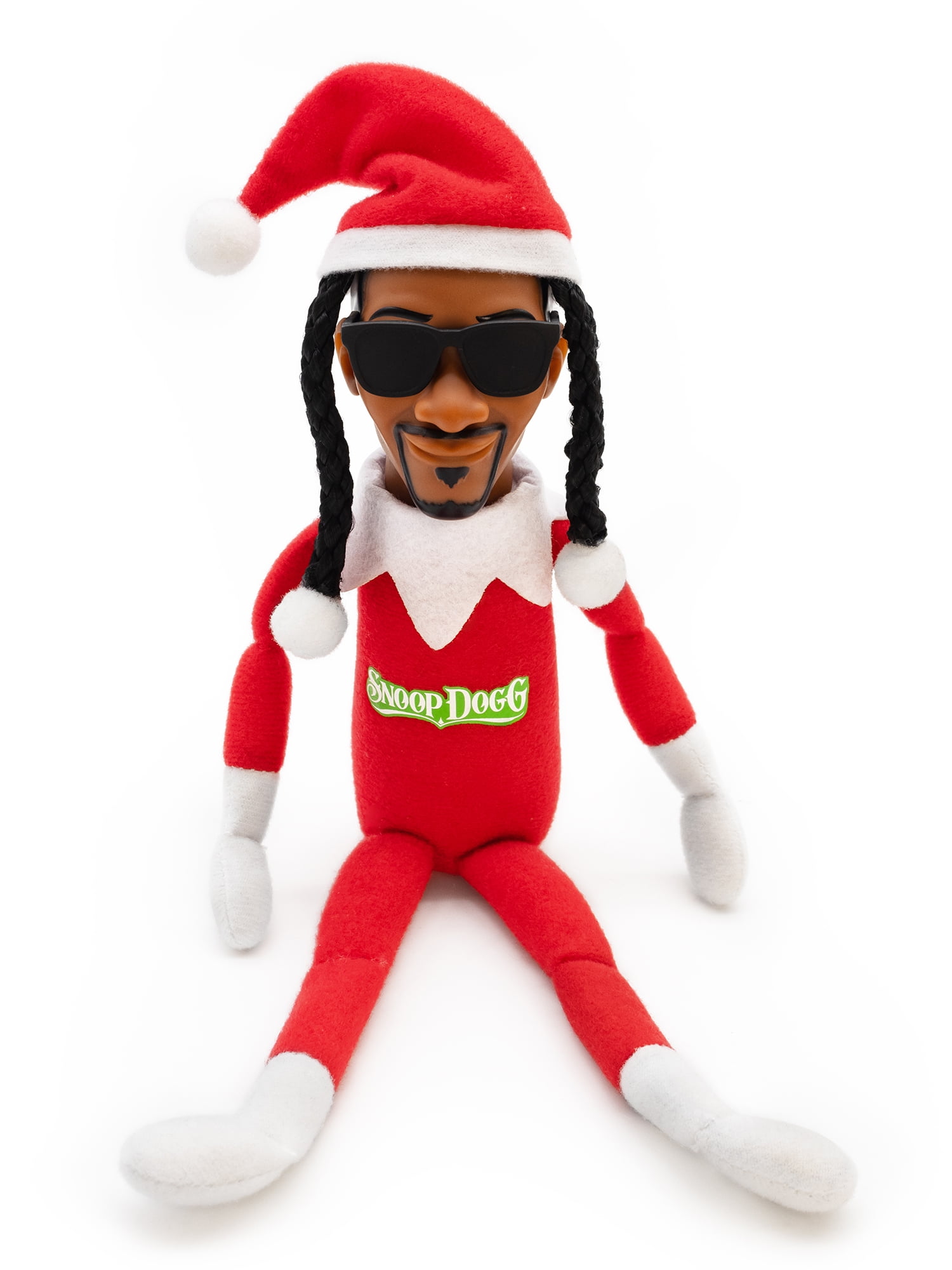 Snoop on the Stoop 12” Snoop Dogg Christmas Red Plush Figurine 