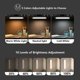 thumbnail image 2 of Lámpara de mesa magnética de 4W LED 2800 K a 6500 K luces inalámbricas recargables para dormitorio, sala de estar, espejo, cocina, 3 modos de color, 2 of 5