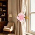 thumbnail image 5 of Antqov Curtain Tiebacks, Cute Flower Curtain Holdbacks No Drill Curtain Ties Decorative Curtain Clips for Living Room, Bedroom, Office, Home Supplies, 5 of 6