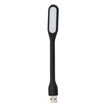 Simyong Mini USB LED Light Lamp, USB Light for Laptop Computer Keyboard, Flexible Reading Light, USB Powered LED Light, Portable USB Laptop Light Black