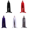 thumbnail image 2 of Capa con capucha de Halloween Capa larga de terciopelo Disfraces de Halloween Cosplay Mujeres Hombres Capa larga de bruja Inevent JJ25622-13, 2 of 6