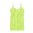 thumbnail image 1 of Aeropostale - Camiseta sin mangas con ribete de encaje para mujer, verde, pequeña Aeropostale Cami, 1 of 2