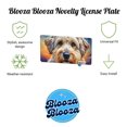 thumbnail image 2 of Soft Coated Wheaten Terrier Dog Pop Art Metal Novelty License Plate, 2 of 7