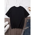 thumbnail image 3 of Women's "The Gym Is My Relax" Graphic Tee - Casual Crew Neck Short Sleeve T-Shirt, Cotton Activewear with Barbell Design, Machine Washable, Motivational Clothing | Sporty Design | Cotton Fabric, 3 of 6