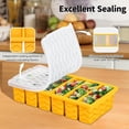 thumbnail image 5 of 2-Pack Silicone Freezer Trays with Lid, 2 Large 2-Cup(500Ml) & 6 Small 1/2-Cup(1, 5 of 10
