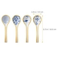 thumbnail image 4 of MasteelfCA 4Pcs Japanese Style Ceramic Soup Spoons Dumpling Porcelain Spoons Tableware, 4 of 8