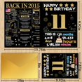 thumbnail image 2 of Tarjeta de cumpleaños Joycard para undécimo cumpleaños con sobre, tema 2015, 2 of 7
