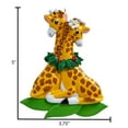 thumbnail image 6 of Ornaments by Elves Personalized Couple Christmas Ornament 2024 Giraffe Christmas Ornament .25lbs, 6 of 10