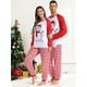 thumbnail image 1 of Pijamas de Navidad para adultos y hombres, ropa de dormir de una pieza a rayas con capucha y cremallera, disfraz de Papá Noel, 1 of 4