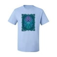 thumbnail image 2 of Wild Bobby, Neon Celtic Cross, Inspirational/Christian, Men Graphic Tees, Light Blue, 5XL, 2 of 3
