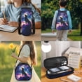 thumbnail image 3 of Yspwyqan Galaxy Nebula Wolf Kids Backpack Set 4Pcs with Lunch Box Pencil Case Water Bottle, Lightweight Fits 13 Inch Laptop Backpack for Elementary Middle School, 3 of 7