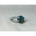thumbnail image 3 of Heaven Crafts Green Labradorite Ring 925 Sterling Silver Handmade Boho Statement Ring For Women, 3 of 6