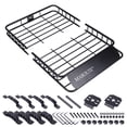 thumbnail image 1 of Roof Rack Carrier Basket Universal 51" X 36" X 5" Rooftop Cargo Carrier Basket Car Luggage Holder Universal for SUV Cars- 200 lb. Capacity (ROOF Basket), 1 of 7