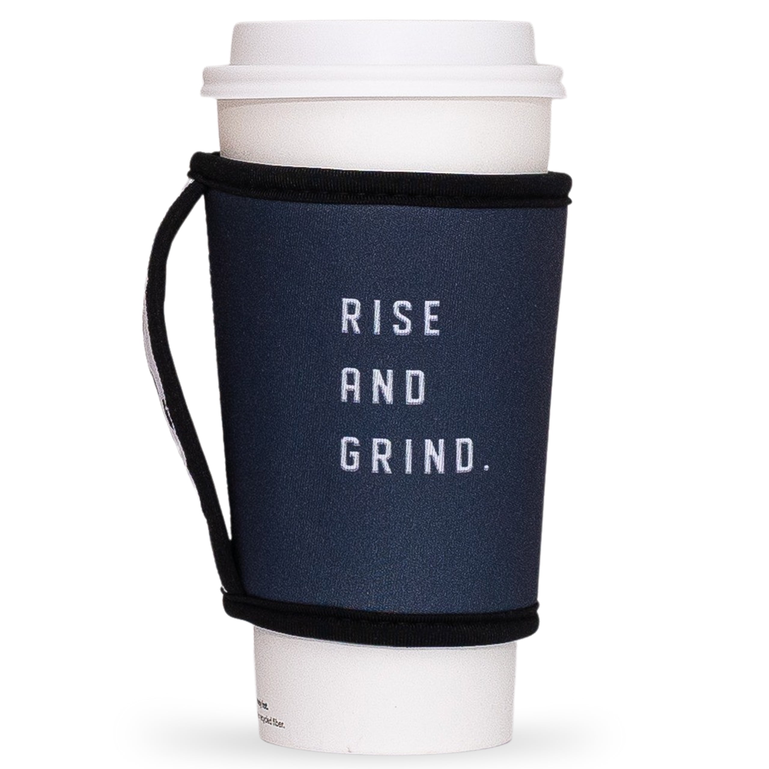 GoCuff Reusable Hot and Iced Coffee Cup Insulator Sleeve with Handle