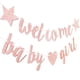 thumbnail image 2 of Bienvenido Baby Banner Baby Shower Hanging Flag Banning Género Revelación Decoración de la fiesta, 2 of 6