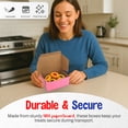 thumbnail image 4 of MT Products Pink Cookie Boxes 6" x 4.5" x 2.75" - Bakery Box - Pack of 15, 4 of 9