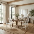 thumbnail image 6 of SAFAVIEH Camden Spindle Back Dining Chair, White, Set of 2, 6 of 21