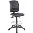 thumbnail image 1 of Nicer Furniture Leatherette Ergonomic Black Drafting Chair without Arms, 1 of 1