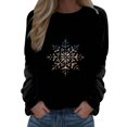 thumbnail image 1 of Gibobby Sudadera Navidad mujer de manga larga informal a la moda para mujer, sudadera con capucha con estampado Digital navideño, Top informal(Beige,CH), 1 of 4